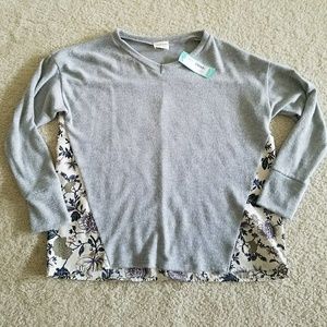 Emory Park (Stitchfix) floral knit top